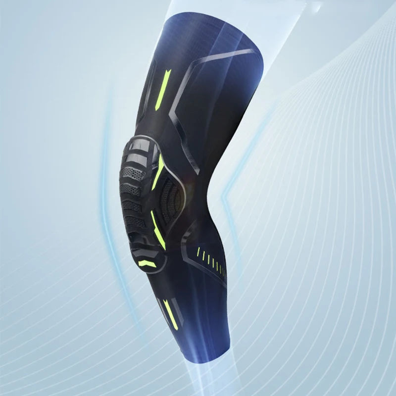 New Sports Kneepad Men Pressurized Elastic Knee Pads Support Fitness Cycling Bike Gear Basketball Volleyball Brace Protector