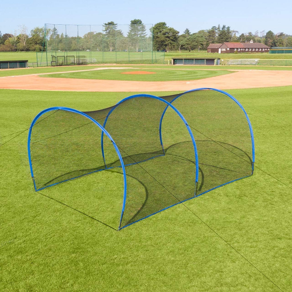 FORZA Pop-Up Baseball Batting Cage | Portable, Fiberglass Frame with Polyester Netting, Instant Setup for Anywhere Practice | Multiple Size Options, Includes Carry Bag