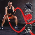 Battle Rope 1/1.26/1.5/2 Inch Diameter,Pink 30FT/40FT/50FT Exercise Workout Ropes