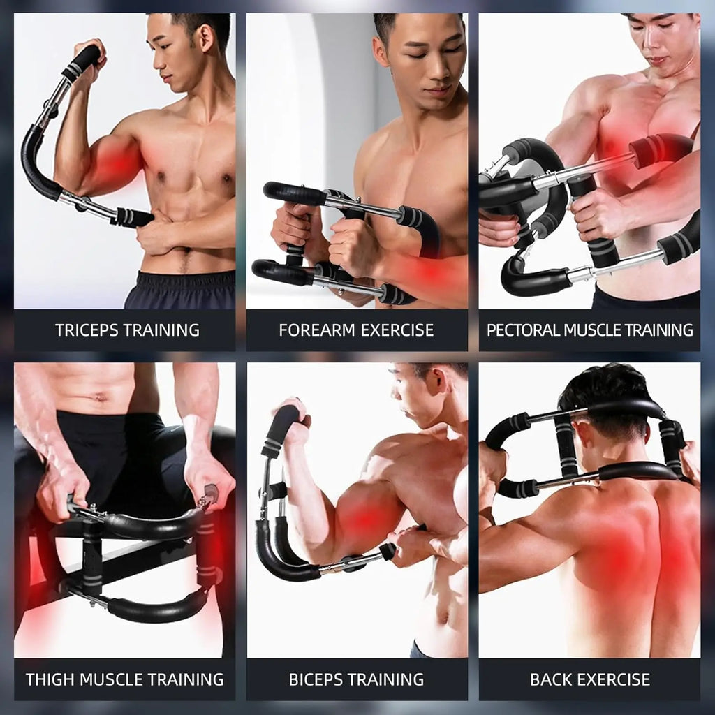 Twister Arm Trainer, Adjustable Resistance Twister Arm Exerciser Chest Exerciser for Men, Portable Chest Workout Equipment Arm Trainer for Men