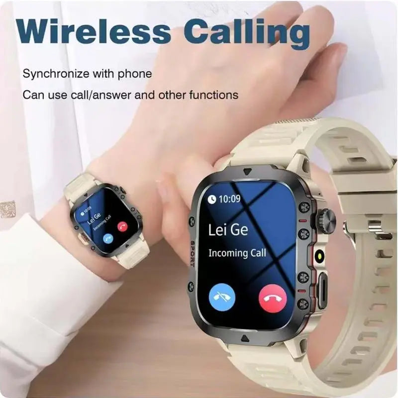 Multifunctional Wearable Smartwatch with LED Light and Screen, Fashionable Digital Watch with Multiple Sports Modes, Wireless Call and Custom Photo Health Tracker, Digital Smart Watches