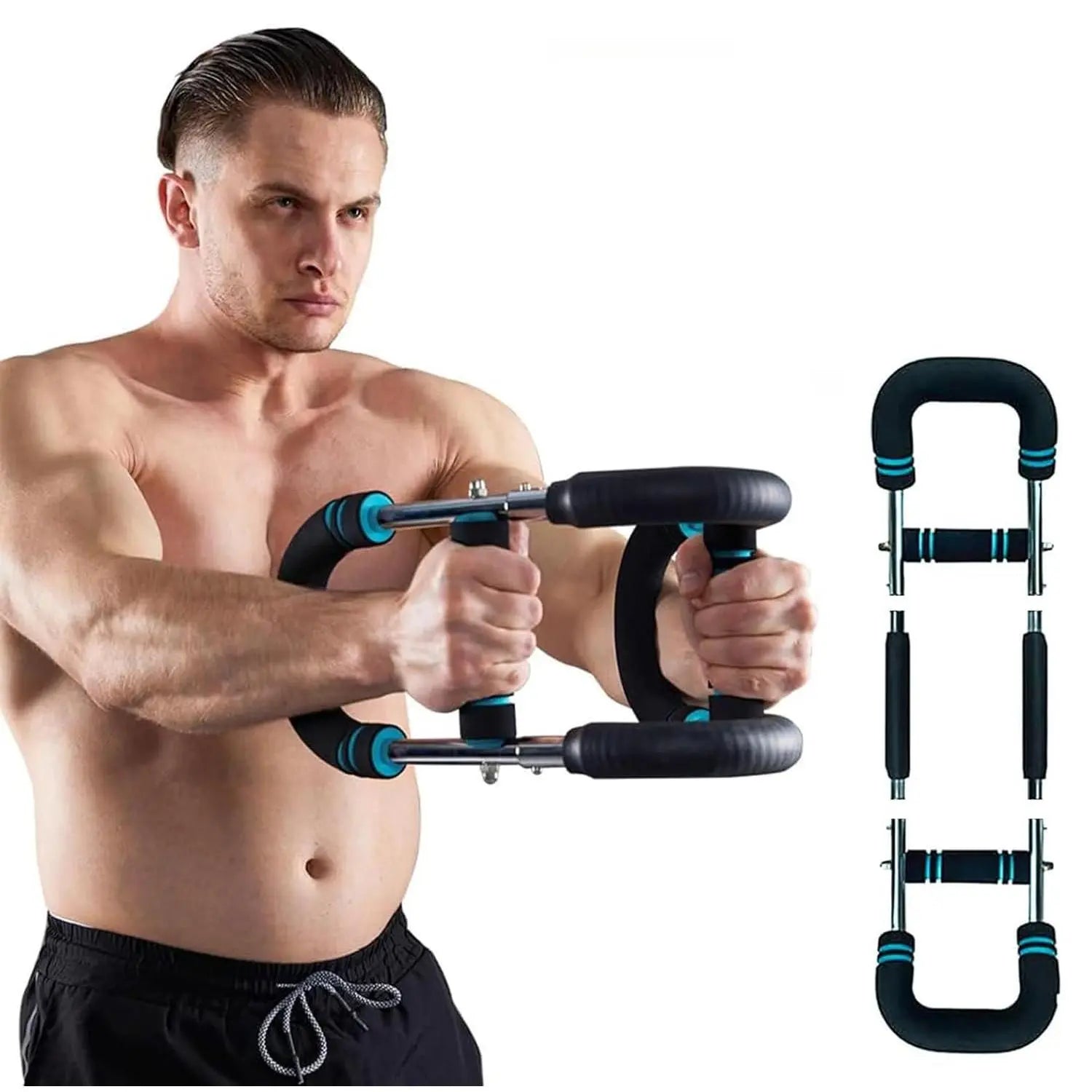 Twister Arm Trainer, Adjustable Resistance Twister Arm Exerciser Chest Exerciser for Men, Portable Chest Workout Equipment Arm Trainer for Men