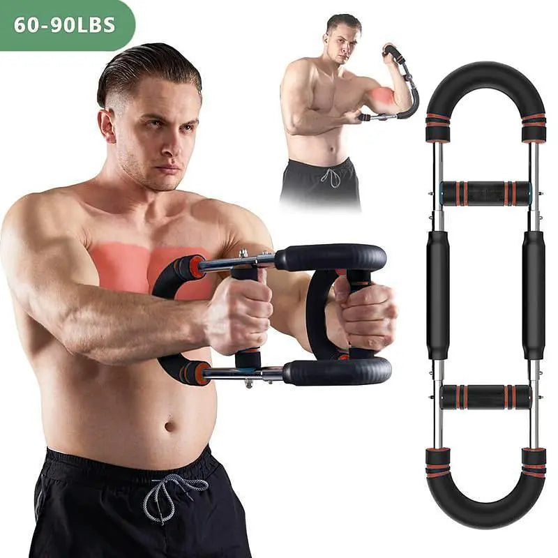 Twister Arm Trainer, Adjustable Resistance Twister Arm Exerciser Chest Exerciser for Men, Portable Chest Workout Equipment Arm Trainer for Men