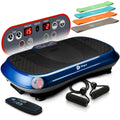 Waver Vibration Plate Exercise Machine – High-Intensity Vibration Plate for Lymphatic Drainage – Full-Body Workout Vibrating Platform with Loop Bands – Fitness Equipment for Strength & Toning