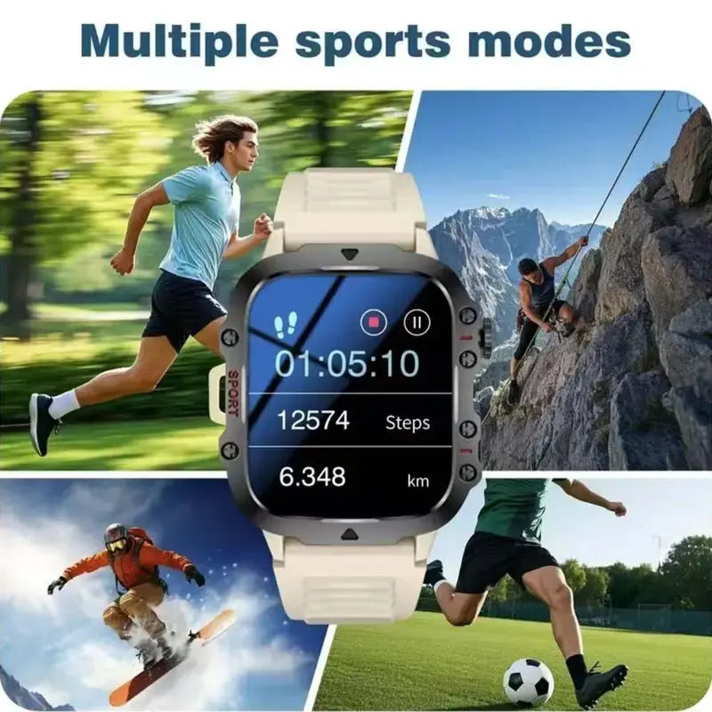 Multifunctional Wearable Smartwatch with LED Light and Screen, Fashionable Digital Watch with Multiple Sports Modes, Wireless Call and Custom Photo Health Tracker, Digital Smart Watches